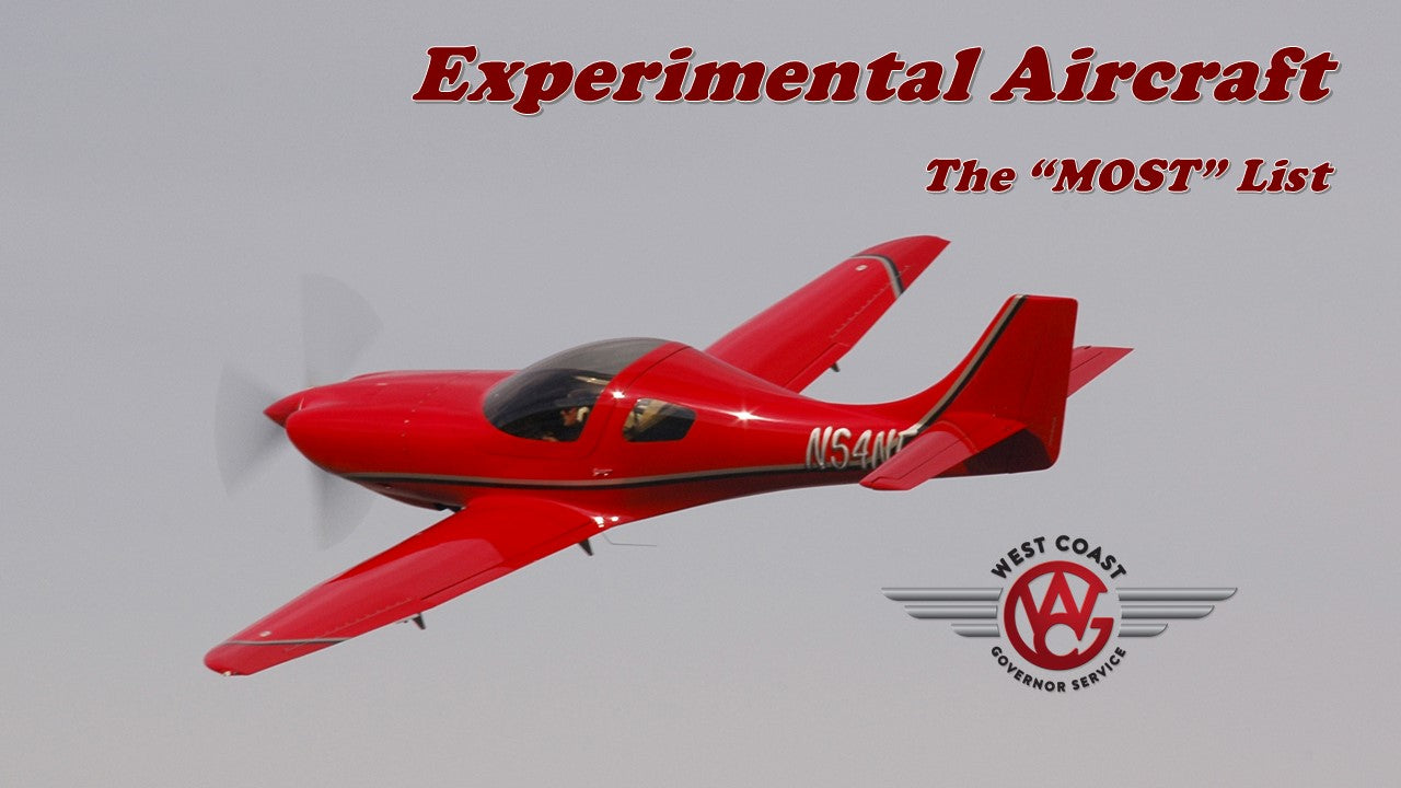 Experimental Aircraft - The "MOST" List