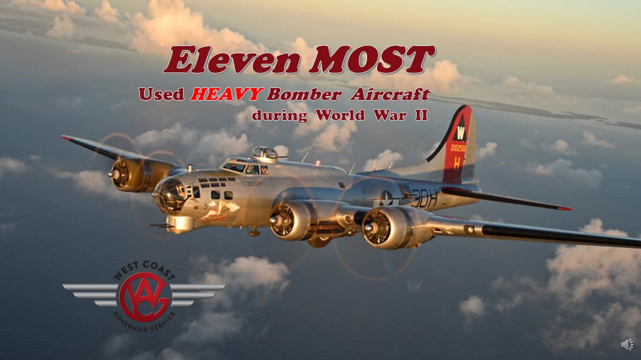 Eleven MOST Used HEAVY Bomber Aircraft during World War II