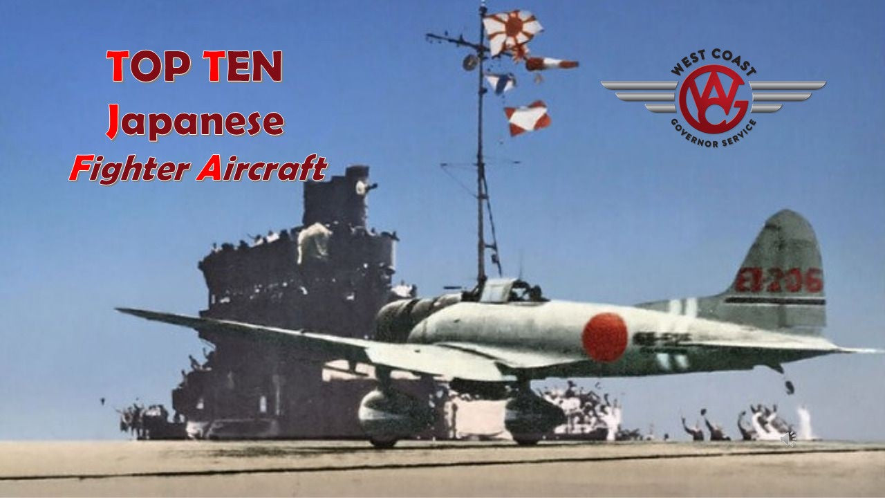 TOP TEN Japanese Fighter Aircraft of WW2
