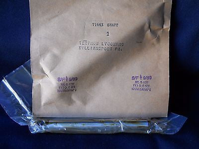 One (1) Lycoming NEW 71643 Shaft