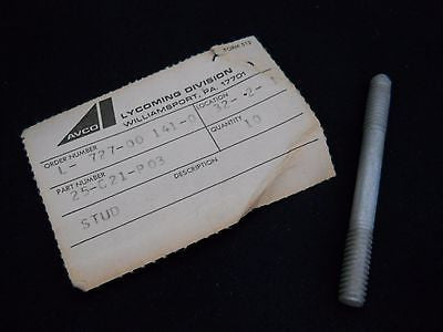 One (1) New Lycoming 25C-21-P03 Stud