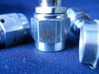 Two (2) New Eaton/Aeroquip AE19 384E Straight Crimp Flareless Fitting