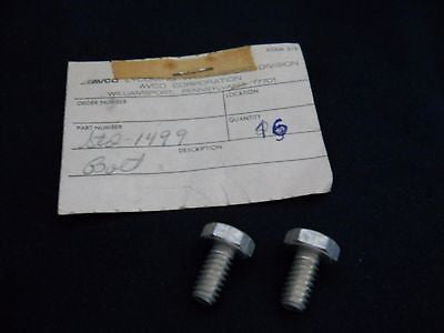 Sixteen (16) NEW Lycoming STD-1499 SS: LW-25-0.50 Bolts