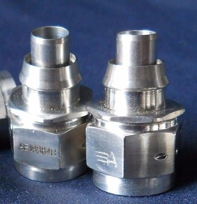 Two (2) New Eaton/Aeroquip AE19 384H Straight Crimp Flareless Fitting