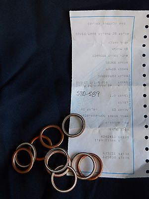 Ten (10) NEW Lycoming STD-589 Crush washer SS: 06E19769-0.91