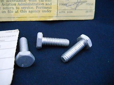 Twelve (12) New Lycoming STD-1875 SS: LW-25-0.81 - Bolt - .250-20 x .81